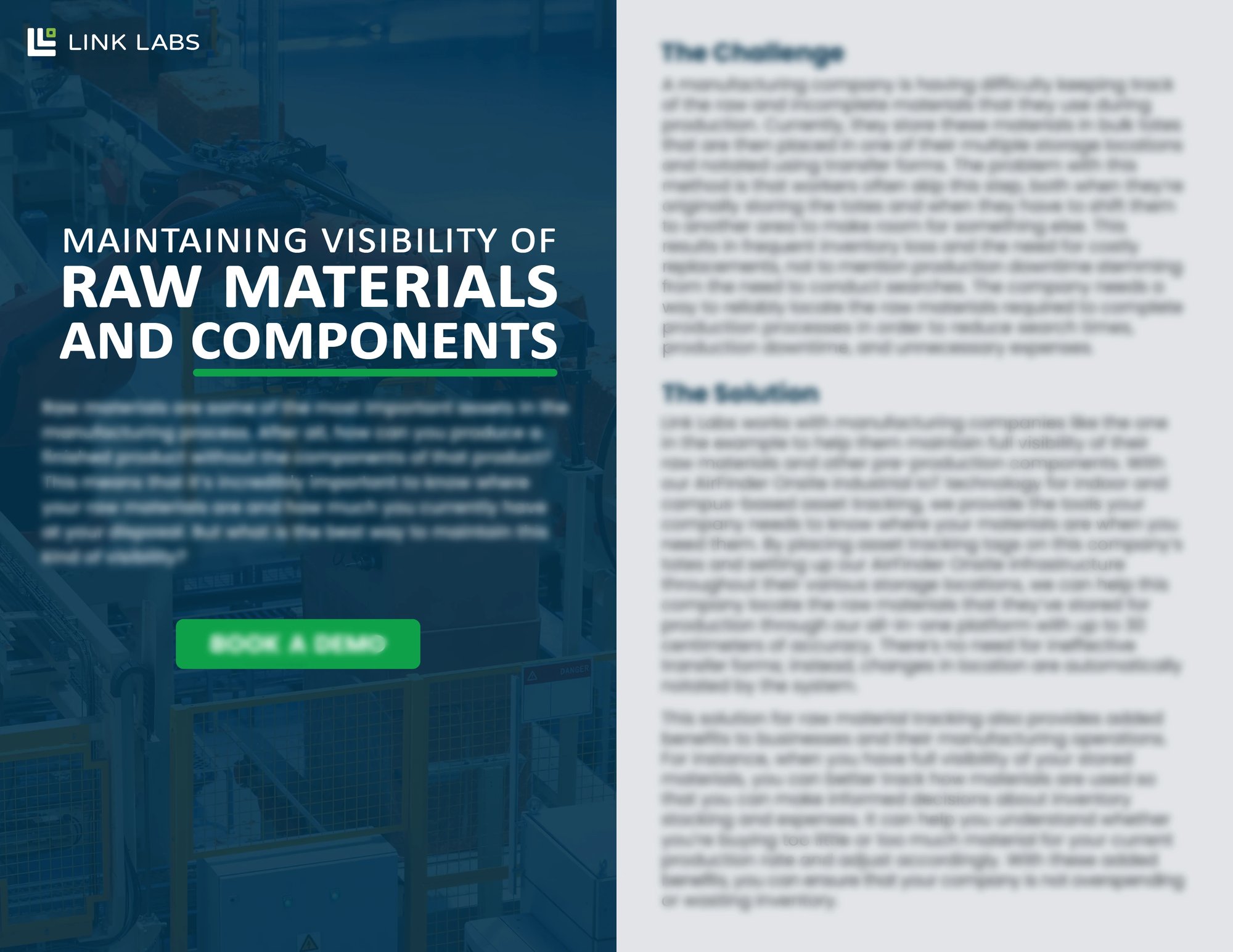 Maintaining Visibility of Raw Materials and Components Case Study